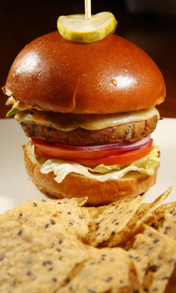 Minervas veggie burger